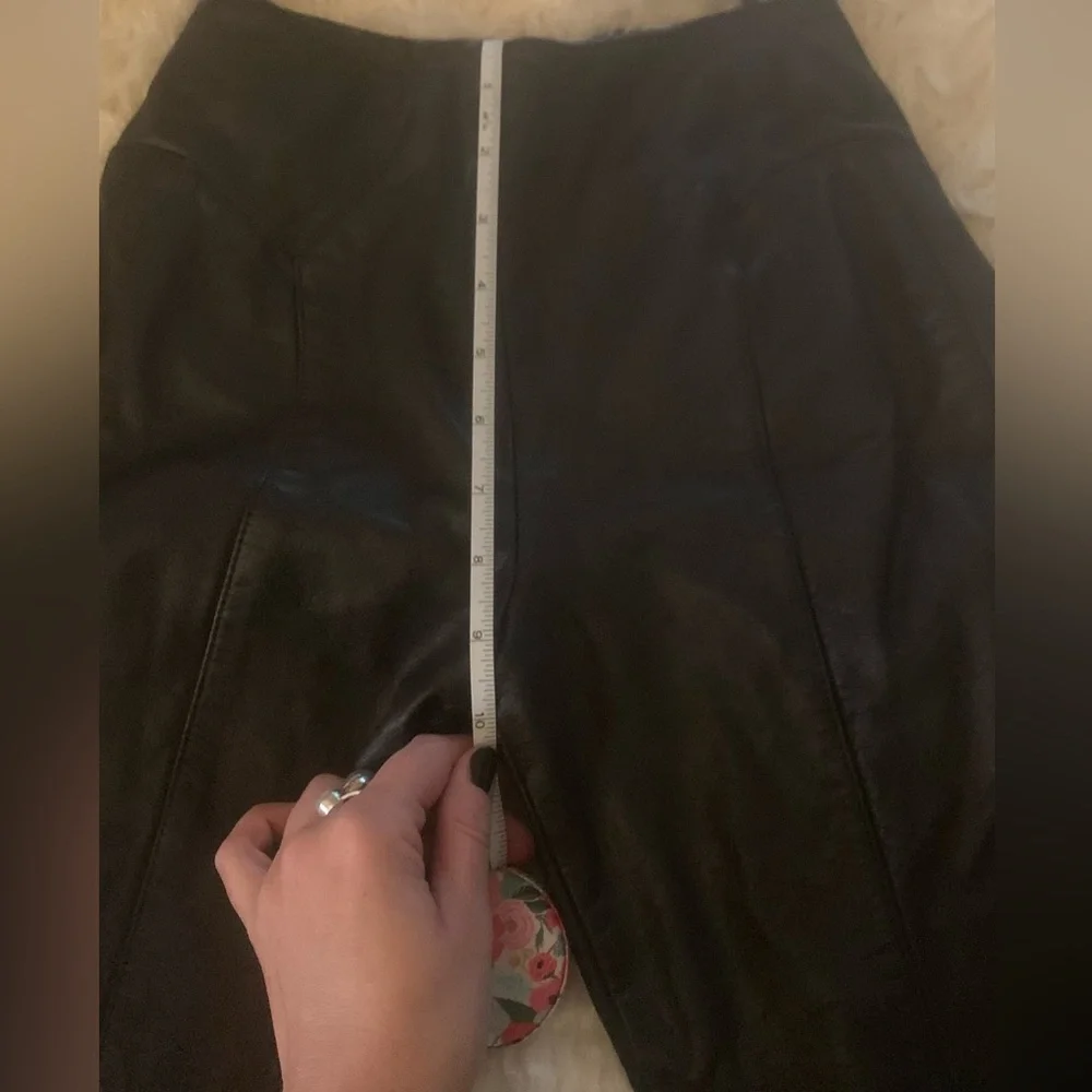 Hold for @rigel1972 VINTAGE GENUINE LEATHER VERDUCCI PANTS! - Picture 10 of 13